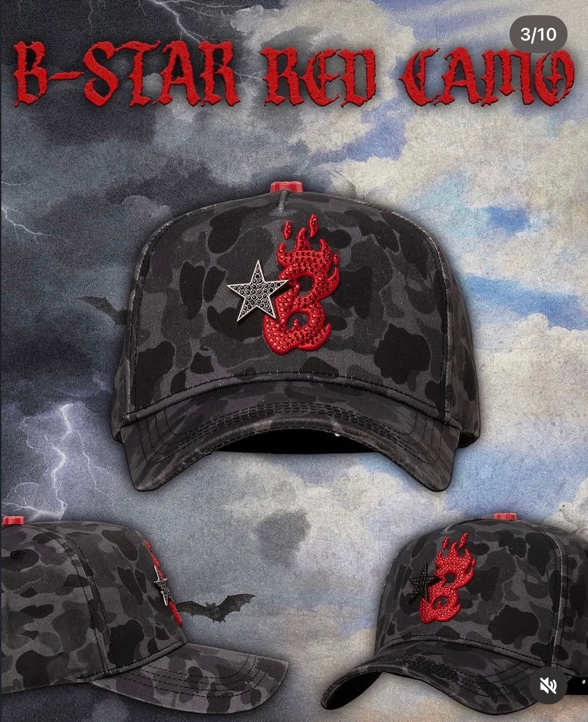 Barbas B star red camo