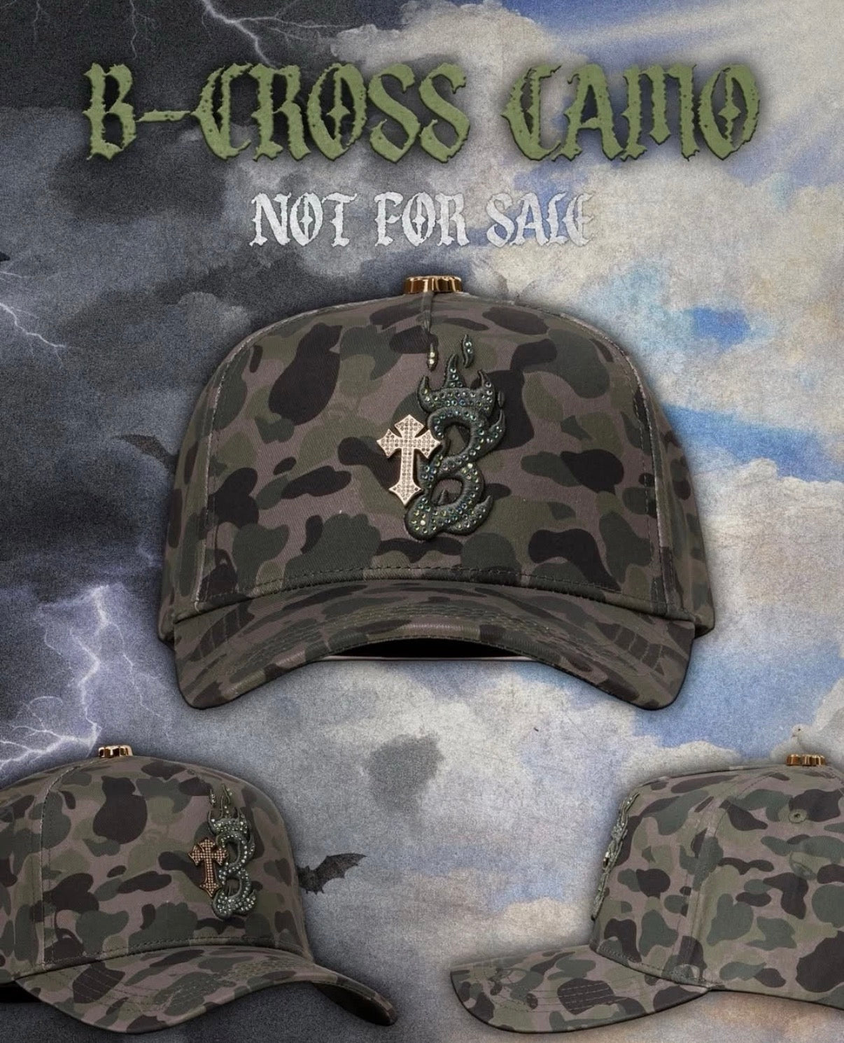 Barbas hats B CROSS CAMO F&F