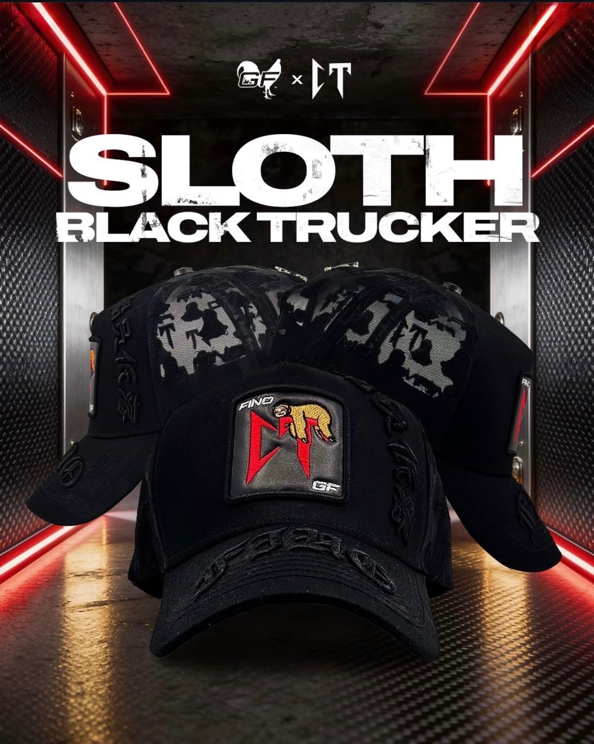 Fino SLOTH BLK TRUCKER (preventa)